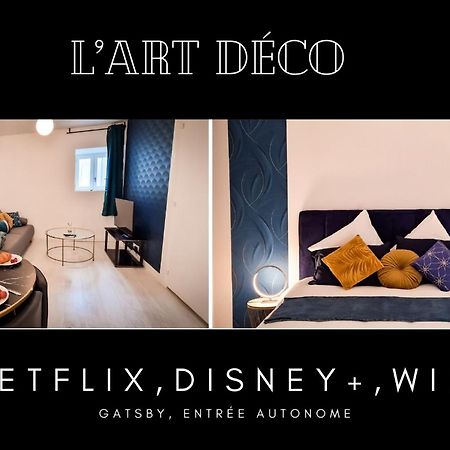L'Art Deco 3 Etoiles Wifi, Netflix, Disney, Coeur De Bastide Villefranche-de-Rouergue Zewnętrze zdjęcie